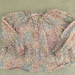 Bonton Tree and Birds Blouse